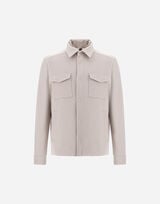 SHACKET IN NEW CASHMERE AND CHANGING NYLON