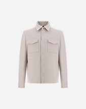 Shacket In New Cashmere And Changing Nylon