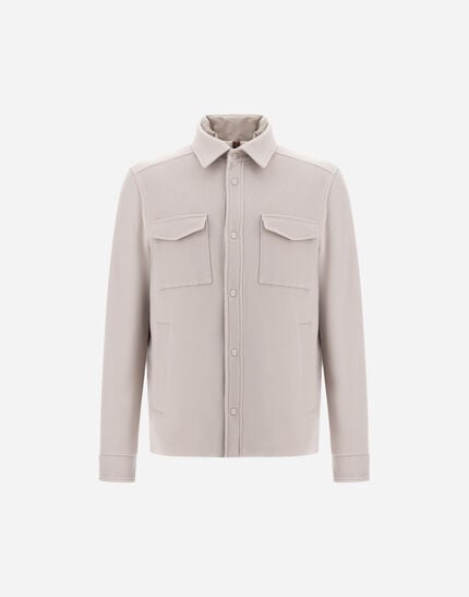 Shacket In New Cashmere And Changing Nylon