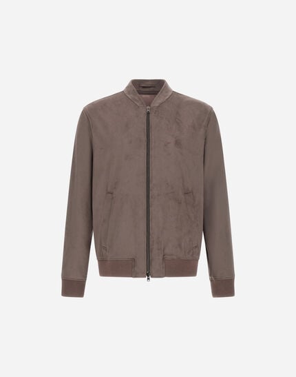 Resort Bomber Jacket In Alternative Suede
