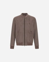Resort Bomber Jacket In Alternative Suede