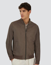 Resort Bomber Jacket In Alternative Suede