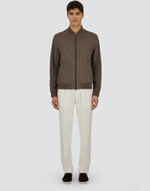 Resort Bomber Jacket In Alternative Suede