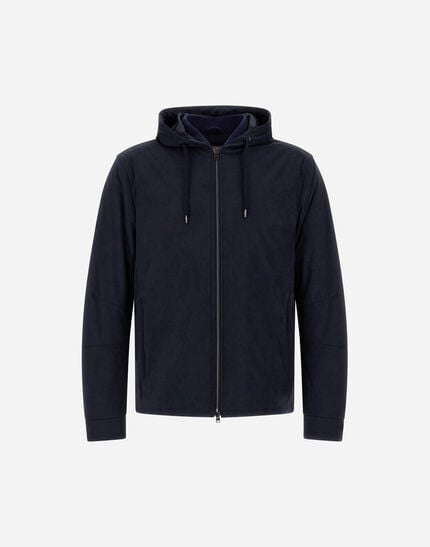 Resort Melange Suede Effect And Ecoage Jacket