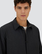 Resort Shacket In Nylon Comfort Stretch