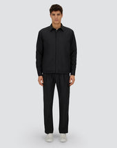 Resort Shacket In Nylon Comfort Stretch