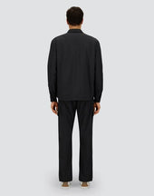 Resort Shacket In Nylon Comfort Stretch