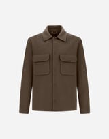 RESORT DOUBLE FACED PURE WOOL SHACKET
