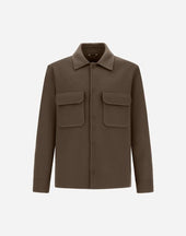 Resort Double Faced Pure Wool Shacket