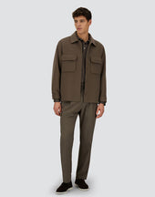 Resort Double Faced Pure Wool Shacket