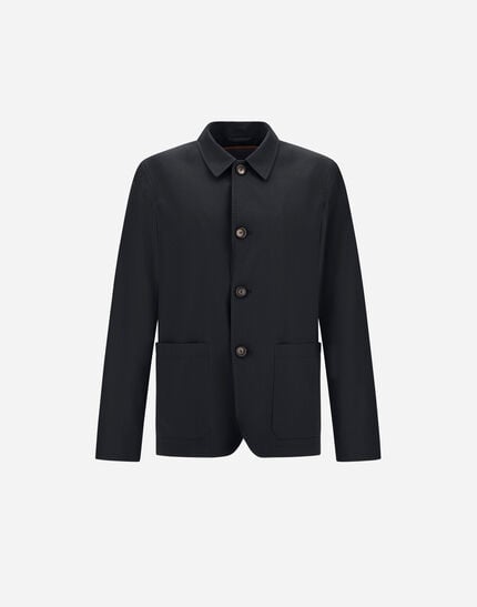 Blazer In Cashmere And Silk