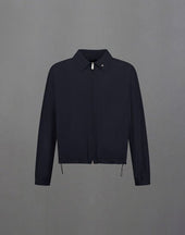 Laminar Zipped Shacket In Tech Crinkle