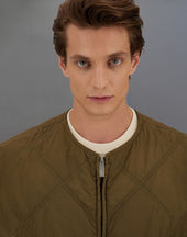 Laminar Vest In Transitional Quilted Garment Dyed