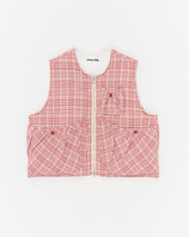 Girolle Vest Red Check