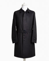 Sportive Raglan Raincoat With Belt