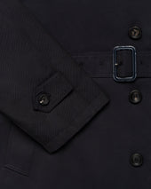 Sportive Raglan Raincoat With Belt