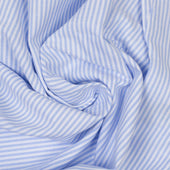 Buttoned Collar Shirt In Candy Stripe Cotton Oxford