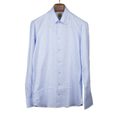 Buttoned Collar Shirt In Candy Stripe Cotton Oxford