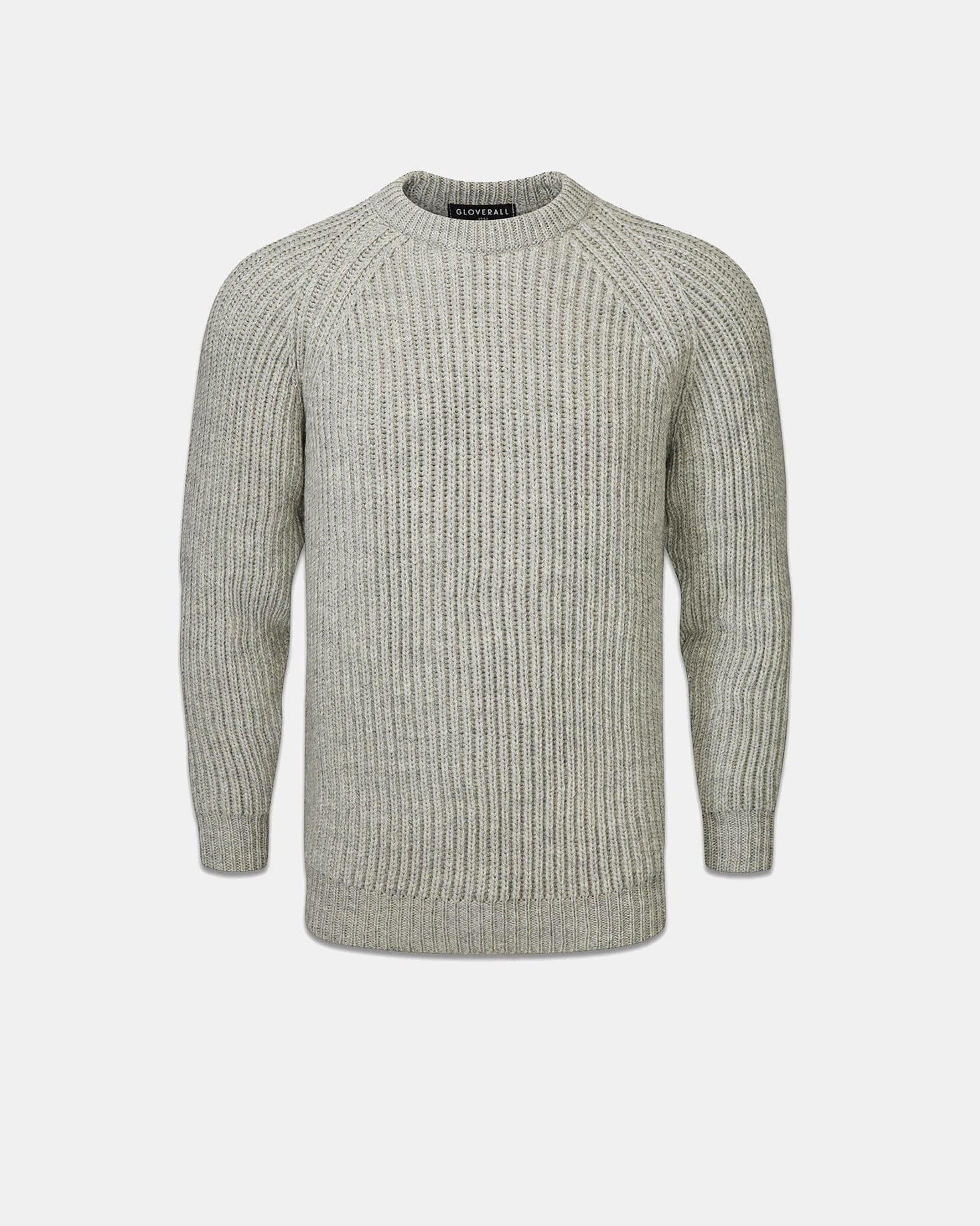 Men's Fisherman Jumper Light Grey