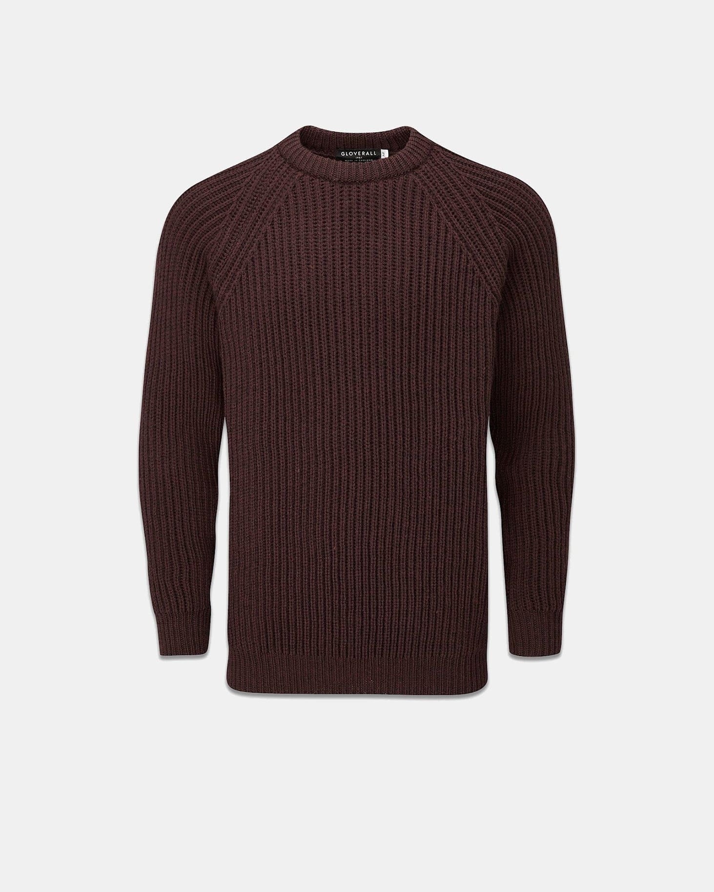 Men's Fisherman Jumper Burgundy