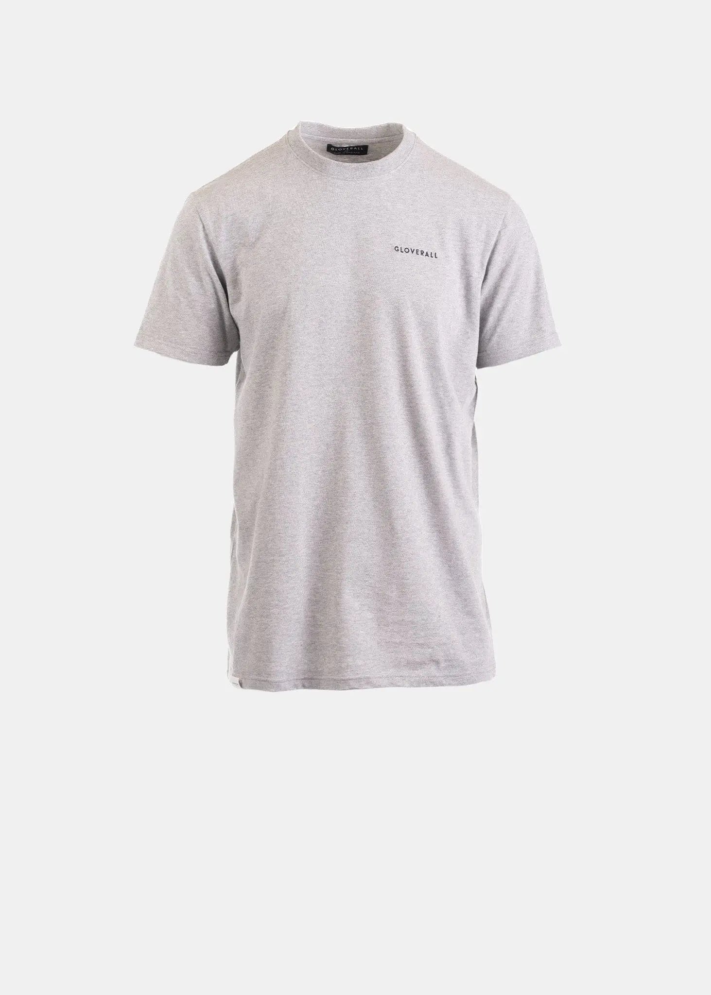 Men's Embroidered Organic Cotton T-Shirt Light Grey