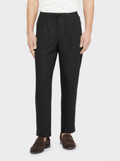 Pantalone in lino nero