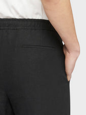 Pantalone In Lino Nero