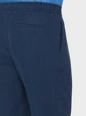 Pantalone In Lino Blu