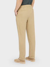 Pantalone In Lino Sabbia