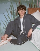 Lace-Front Sweatpants