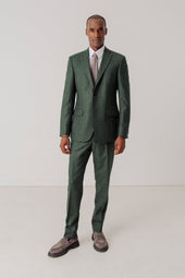 Suit Greenwood Vert En Laine Vierge