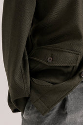 Fitzroy Chore Jacket - Wool - Forest Green