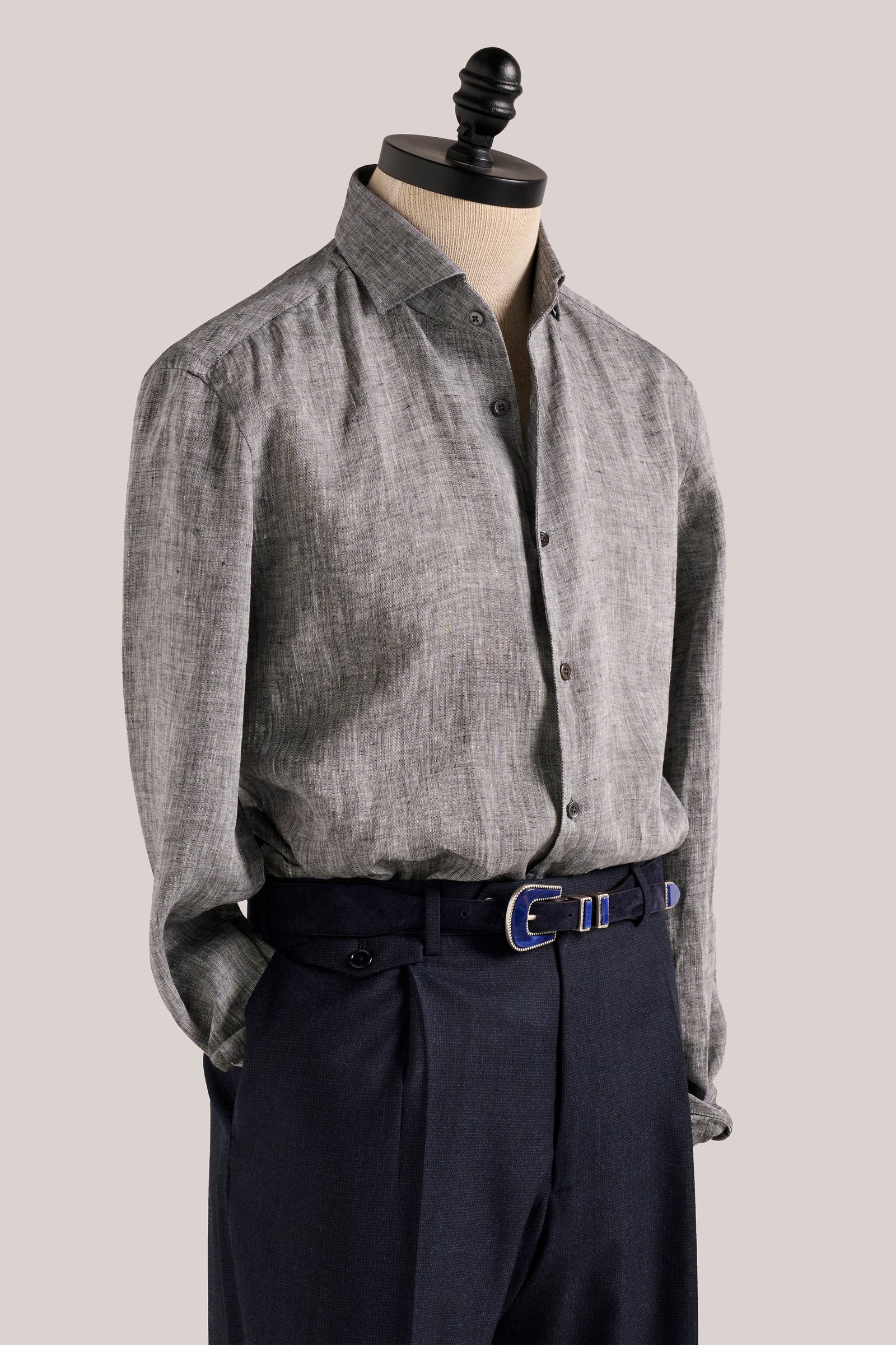 Bronte Linen Evening Shirt