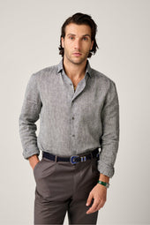 Bronte Linen Evening Shirt