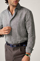 Bronte Linen Evening Shirt