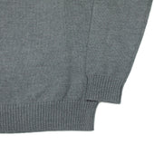 Rollneck Sweater In Grigio Grey Superfine Merino Wool