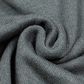 Rollneck Sweater In Grey Superfine Merino Wool
