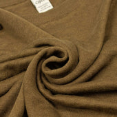 Exclusive Short Sleeve Crewneck Tee In Brown Linen