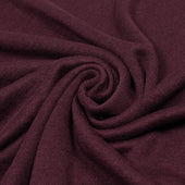 Exclusive Short Sleeve Crewneck Tee In Bordeaux Linen
