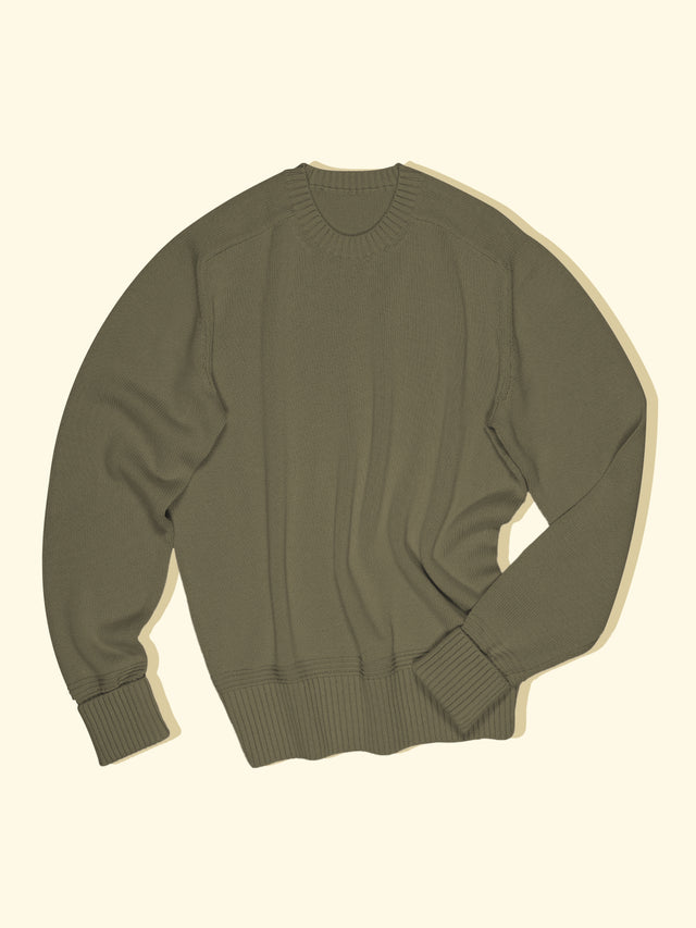 Knitted Sweater - Sage — The Anthology