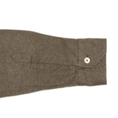 Long Sleeve Polo Shirt In Double Face Cotton Cashmere