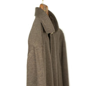 Long Sleeve Polo Shirt In Double Face Cotton Cashmere