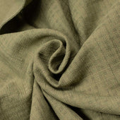 Exclusive Skipper Polo In Green Dyed Textured Cotton