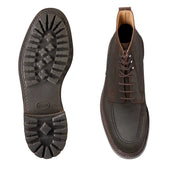 Galway 3 Dark Brown Hatch Grain Rough Out Suede