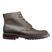 Galway 3 Dark Brown Hatch Grain Rough Out Suede