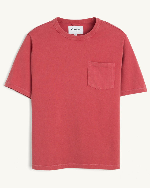 Garment Dye Tee - Red