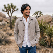Doyle Jackets In Desert Neutrals Tropical Cotton Linen