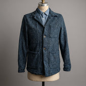 Doyle Jacket Pacific Blue Scatter-Weave Tweed