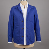 Doyle Jacket Sapphire Dyed 10oz Cotton Canvas