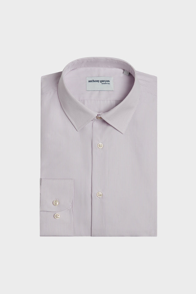 Giani pink regular shirt with French collar